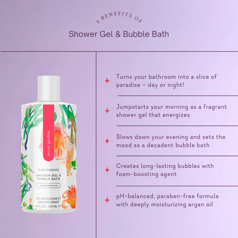 Shower Gel & Bubble Bath - Secret Garden