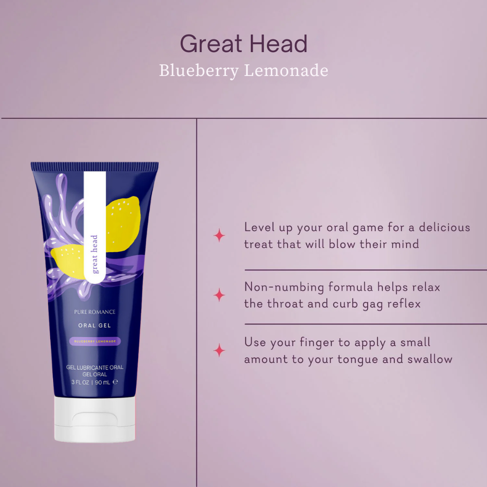Great Head Oral Gel - Blueberry Lemonade