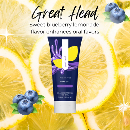 Great Head Oral Gel - Blueberry Lemonade