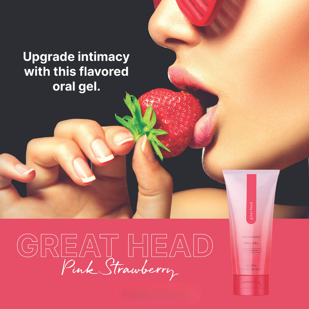 Great Head Oral Gel - Pink Strawberry